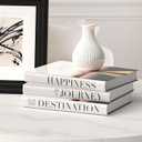 Decorative Books for Home Decor - Coffee Table Book Decor Set of 3