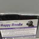Happy Hoodie The Original Dog & Cat Calming Band - American Brand - Anxiety Relief/Noise Protection-Grooming-Thunder-Fireworks (X-Large, Black) - Since 2008