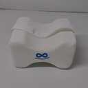 Everlasting Comfort Memory Foam Knee Pillow for Side Sleepers  Sciatica Pain Relief Pillow, Adjustable Strap Support  Leg Pillows for Sleeping Alignment, Knees, Back & Hip Cushion (White)