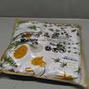 Duvet Cover Queen Size - 100% Cotton Reversible Floral Queen Duvet Cover Set with Zipper Closure, 3 Pieces Soft & Breathable Green Bedding Set for All Seasons