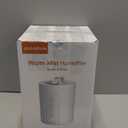 3L Stainless Steel Warm Mist Humidifier with Easy Clean and Warm Steam Function, Healthy Air Mist Humidifiers for Bedroom Living Room, with Sleep Mode and Auto-off Setting