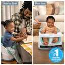Ingenuity Baby Base 2-in-1 Booster Seat with Tray, Feeding & Floor Seat