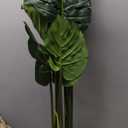 AMZ-F1009-120-91 Large Monstera Indoor Outdoor w/Pot, 47.24 Inch Tall, Green Artificial Plant