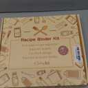 Recipe Binder 8.5x11 3 Ring, Recipe Book to Write in Your own Recipes, Full Page Recipe Binder with Plastic Sleeves, Blank Recipe Cards and Dividers (Dark Green)