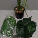 Toopify Artificial Palm Tree, 19" Large Fake Plants in Pot for Indoor and Outdoor Home Office Decor (Green)