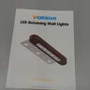 8 Pack 7 Inch Retaining Wall Lights, Waterproof LED Hardscape Lighting, Cuttable Low Voltage Landscape Lighting, 12V Paver Lights, 3W Outdoor Step Lights, 5000K Daylight, ETL