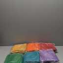 24 Pack Chair Pockets for Classrooms, 13 x 14 inch Seat Sacks for Classroom Chairs k-2 with Name Slot, Small Chair Pockets for Kindergarten, School, Home Seating Storage (Multicolor)