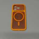 TOCOL for iPhone 17 Pro Case, Compatible with Magsafe Charger, Full Camera Protection, Translucent Matte Phone Case for 17 Pro 6.3 inch (Orange)