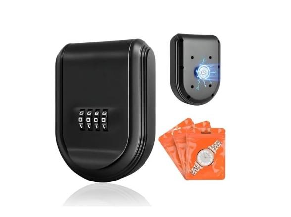 Magnetic Key Box for Under Car with Combination Lock -Waterproof Hide-a-Key Holder for Spare Keys - Strong Secure Outdoor & Indoor Use