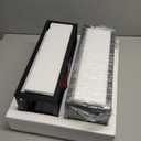 15" Large Outdoor Wall Lights, 2 Pack Matte Black Outdoor Sconces, Modern Waterproof Exterior Lighting Fixtures with Clear Glass Shade for Front Door, Porch, Garage