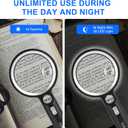 Magnifying Glass with 30 LED Lights, 10X 20X 45X Handheld Illuminated Lighted Magnifier with 1UV Light for Seniors Reading, Inspection, Coins, Jewelry, Exploring Light Magnifying Glass (Orange)