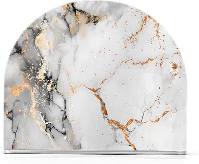 Marble Napkin Holder for Table Paper Napkins Holder Acrylic Tissue Dispenser Kitchen Dining Room Bathroom Party Car Decor