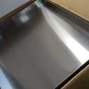 28 Inch x 30 Inch x 2.5 Inch Compact Washing Machine Pan, Heavy Duty 304 Stainless Steel Washing Machine Trays Pan with Anti-slip Bottom Pad Use of 18 GA Thickness Galvanized Steel, No Hole