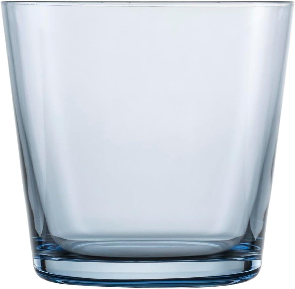 Zwiesel Glas Together Crystal Glass, 12 Ounce Double Old Fashioned (Set of 4), Smoke Blue