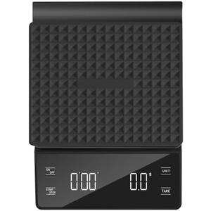 NKOVE Digital Coffee Scale with Timer 3kg/0.1g High Precision Tare Function for Pour Over Maker Brew