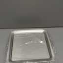 Baderke 4 Sets 9" Chilled Serving Tray for Parties with Compartments Square Ice Chilled Charcuterie Party Platter Serving Cold Dish for Shrimp Fruit Seafood Vegetable Appetizer Dish (Natural)