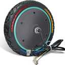 8.5x2.0 Inch Hub Motor Tire Fit for Gotrax GXL V2 Xiaomi M365/Pro Electric Scooter, 36V 350W Front Wheel Assembly, 50/75-6.1 8 1/2x2 Solid Tire, Explosion-proof, Non-slip, Easy to Install