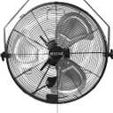 BEESTAR 18 inch High Velocity Wall Mount Fan,Industrial Fan with 3 Speed Commercial Ventilation,Easy Operation and 270 Degree Tilting,Metal Fan for Warehouse,Greenhouse, Workshop and Basement