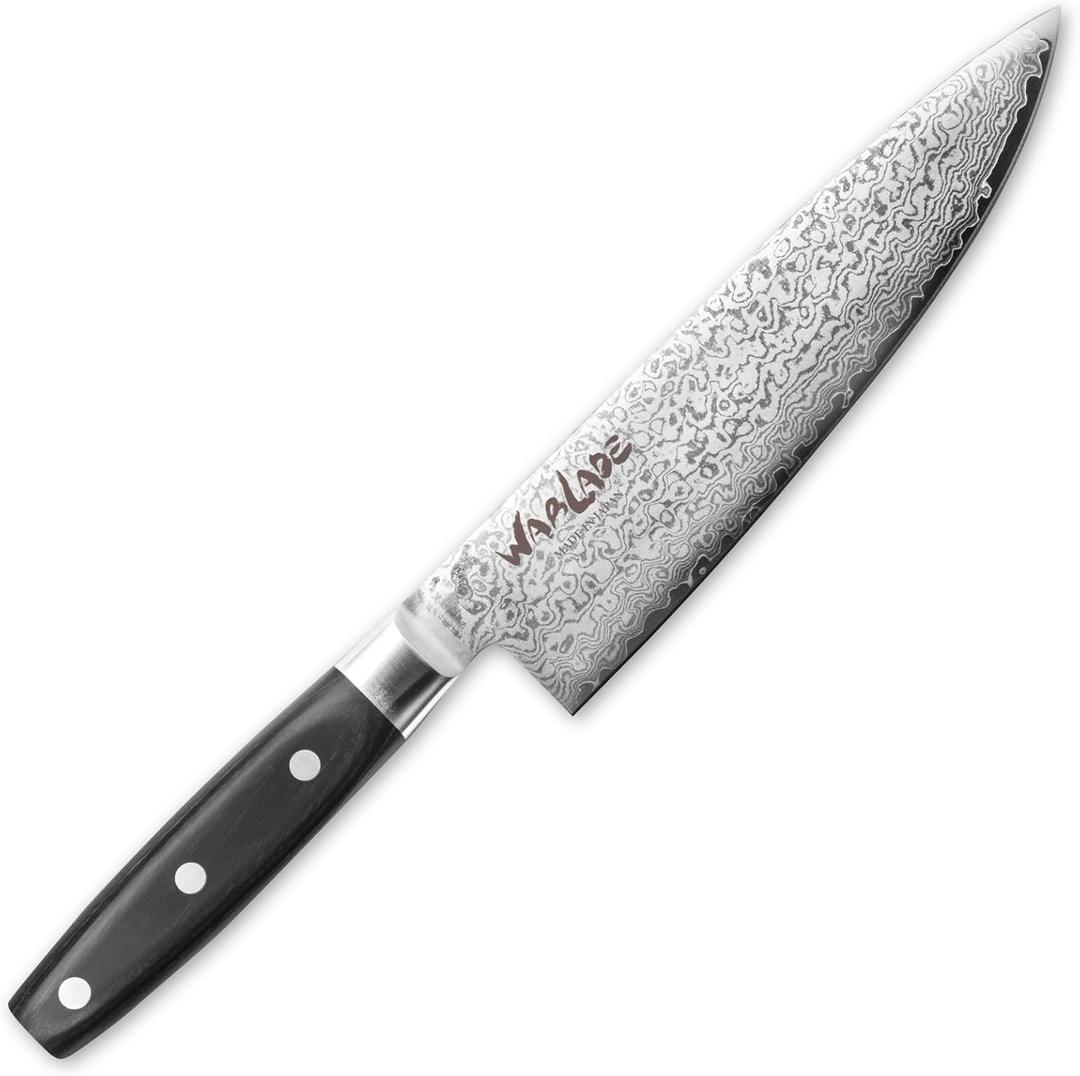 Wablade Gyuto Japanese Chefs Knife VG-10 69 Layers Damascus (7.87" (200mm))