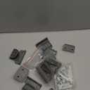 GRENFU Retractable Baby Gate Replacement Parts Kit Grey Pet Gate Full Set Wall Mounting Hardware with Brackets Anchors and Screws