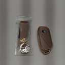 Key Fob Cover for BMW, Leather&TPU Key Cover Case Shell for BMW 7 Series IX I5 M60 X5 X7 X6 IX I7 (Brown)