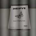 IHEIPYE Insect Display Case Wall Mount Bug Display Case Collection Box for Butterfly Specimen with Anti Fade UV Protection Acrylic Top Eva Foam Pinning Board and 3 Sizes Pins Insect Shadow Box