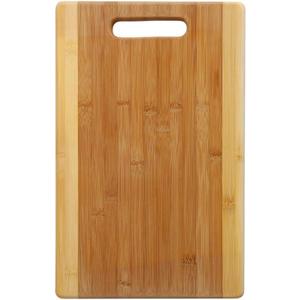 YBM HOME Bamboo Cutting Board with Handle for Food Prep, Meat, and Vegetables - 100% Natural Chopping Board and Butcher Block, 1 Unit, Large (18" L x 12" W)