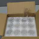 Farielyn-X Clear Heavy Base Shot Glasses 12 Pack, 2 oz Tall Glass Set for Whiskey, Tequila, Vodka