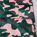 Girl's 2 Piece Outfits Long Sleeve Crewneck T Shirt and Wide Leg Camo Pants Set Casual Streetwear (11Y)