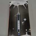 YUSWKO Black Handheld Milk Frother Wand for Coffee, Rechargeable Electric Whisk with 3 Heads 3 Speeds Drink Mixer Coffee Frother For Latte, Cappuccino, Hot Chocolate, Egg