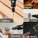 Mini Cordless Rotary Tool Kit, 5-speed Multi-purpose Engraving Tool, with LED Light, 67 Accessories, Engraving, Sanding, Grinding, Polishing, Carving, Etching, DIY Crafts