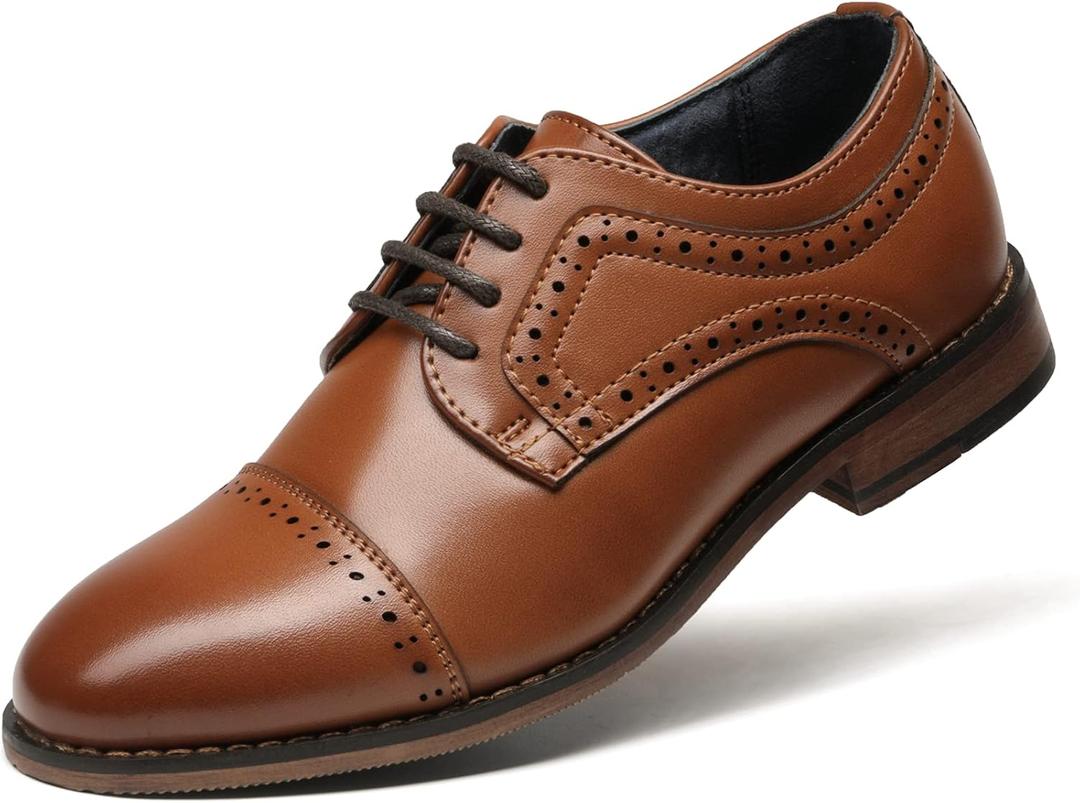 Bruno Marc Boy's Prince-K1 Classic Oxfords Dress Shoes (12 Little Kid)