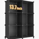 HOMIDEC XLarge Cube Storage Organizer,13.7 Inch Closet Organizer Storage Cabinet Shelf Bookshelf with Metal Hammer, Storage Cubes Organizers Cabinet for Kids, Closet, Bedroom, Bathroom 