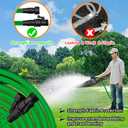 Garden Hose, 75ft Water Hose, Lightweight Outside Lawn Hose, Outdoor Hose for Yard Backyard, Collapsible & Car Wash 3/4" Connectors Manguera de Agua, Yarn Essential Lawn & Garden Watering Equipment