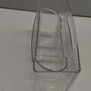 2PCS Cabinet Door Organizer,Self Adhesive Kitchen Cabinet Organizer,Cabinet Door Storage Box for Bathroom/Kitchen/Living room,Storage shelf rv must haves. (transparent)