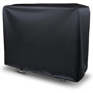58" Outdoor Grill Cover, Heavy-Duty Gas Grill Cover for All-Weather Protection, Thickened and Durable, Anti-UV, Waterproof BBQ Cover with Adjustable Hem Drawstring, Tear Resistant Material, Black
