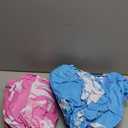 SLOOSH 2-Pack Inflatable Pool Floats Mat - XL Pool Floaties Adults Size with Headrest, Sun Tanning Raft Lake Beach Swimming Pool Party Toys Floating Lounge Above Water Keep Cool (Blue/ Pink)