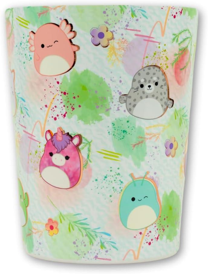 Franco Kids Hard Bath, Standard, Squishmallows-Waste Basket