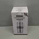 Secura Electric Coffee Grinder and Spice Grinder with 2 Stainless Steel Blades Removable Bowls