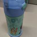 THERMOS FUNTAINER Water Bottle with Straw - 12 Ounce - Kids Stainless Steel Vacuum Insulated Water Bottle with Lid, Bluey