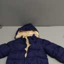 Toddler Baby Hooded Down Jacket Boys Girls Kids Thicken Warm Winter Coat Outerwear 1-7t (18-24 Months, Navy)