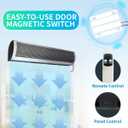 36 Inch STAINLESS STEEL Air Curtain Door Fan for Commercial