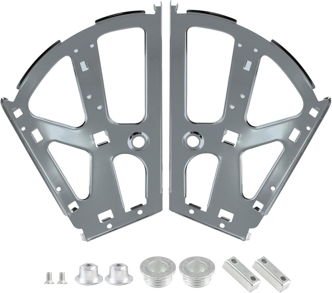 2 Layers Shoes Drawer Cabinet Hinges Flip Frames, Grey Shoe Cabinet Replacement Fittings Stainless Steel for Kitchen Living Room, 1 Pair (Gray)