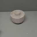 Diesisa Bling Makeup Organizer: 360Rotating Bling Rhinestone Cosmetic Display Cases -Diamond Makeup Brush Holder - 5 Slot Cup for Cosmetics - Bling Lipstick Organizer - Gift for Women - Diamond White