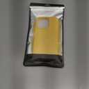 DOMAVER for iPhone 14 Pro Case Liquid Silicone Soft Gel Rubber Microfiber Lining Cushion Cover Shockproof Protective Phone Cases Compatible with iPhone 14 Pro(6.1 inch)-Yellow