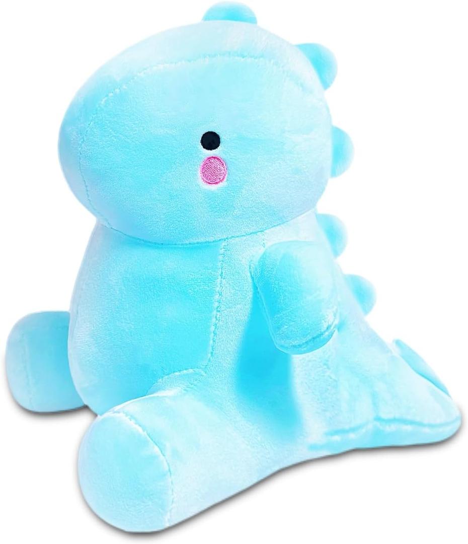 10 Inch Blue Dinosaur Stuffed Animal Plush Toys, Cute Dinosaur Stuffed Animals for Boys and Girls, Kawaii Dino Plushies, Dino Plush Toys for Classroom Prizes, Birthday Gifts, Party Favors