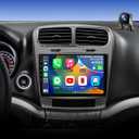 4+64G for Dodge Journey Radio Upgrade 2011-2019, 9 Inch Android 13 Touch Screen Stereo, Wireless Carplay Android Auto, Keep Steering Wheel Control, GPS Navigation Head Unit, FM WiFi Backup Camera