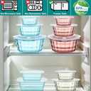Taiuloo 3-Piece Salad Bowls with Lids, BPA Free Plastic Meal Prep Containers To Go for Lunch, Kitchen Food Storage & Serving Bowls for Salad, Snack, Fruit, Veggie, Pink