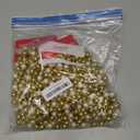 Tigeen 36 ft Christmas Tree Bead Garland Gold Silver Beads for Christmas Tree Farmhouse Beaded Garland Decoration for Holiday Fireplace Staircase