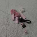 2 Pack Wireless Lavalier Microphone for iPhone iPad and Android Phone, Lapel Mic Plug and Play Wireless Mic Noise Reduction Mini Microphone for Video Recording Interview Podcast Vlog YouTube Tiktok Pink Mic 2 (2 TX + 1 RX)